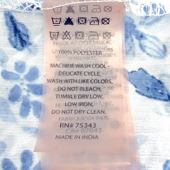 Rachel Zoe Blue Floral Kimono Robe Loungewear Cover Up Dress Women’s One size - Picture 13 of 14